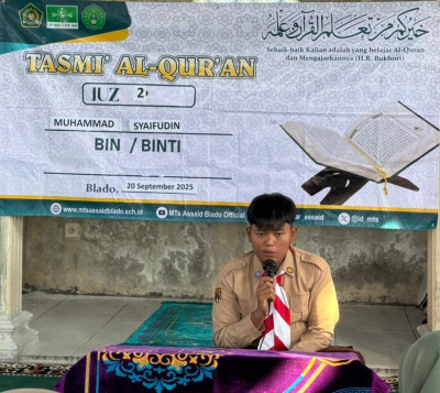 MTs Assa’id Blado Gelar Tasmi’ Al-Qur’an Kedua Bulan September 2025