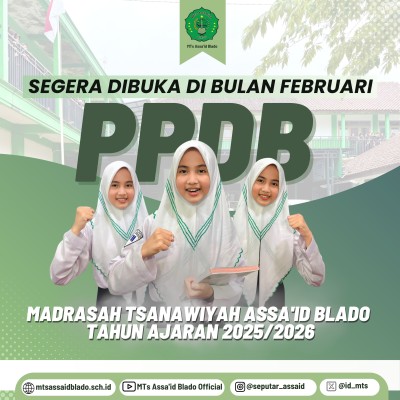 Penerimaan Peserta Didik Baru Madrasah TA. 2025/2026